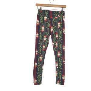 Lularoe | Santa Holly Christmas Holiday Butter Leggings